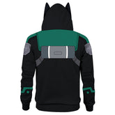 My Hero Academia the Movie 3: World Heroes' Mission Midoriya Izuku  Cosplay Jacke 3D Druck Sweatshirt Kapuzenpullover Unisex